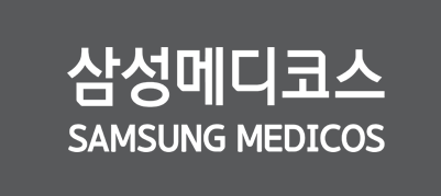 삼성메디코스 SAMSUNG MEDICOS 흑백 로고